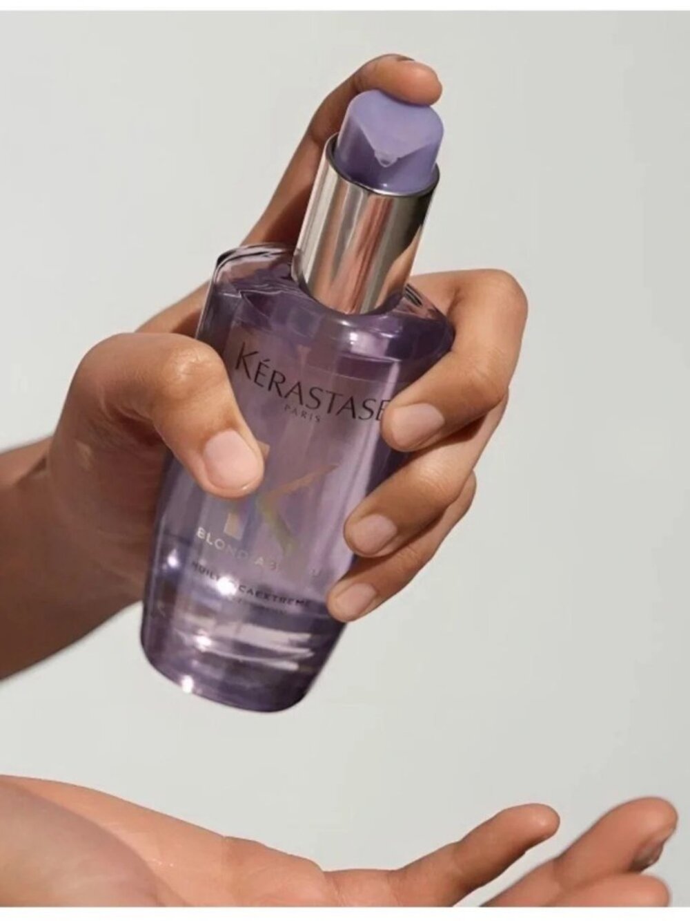 Kérastase Blond Absolu Lavender Hair Oil - Repairing Shine Serum 100ml - Picture 2 of 3
